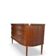 Large half-moon shaped chest of drawers/hall console, 1930s/1940s.