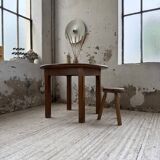 Round oak table 1950