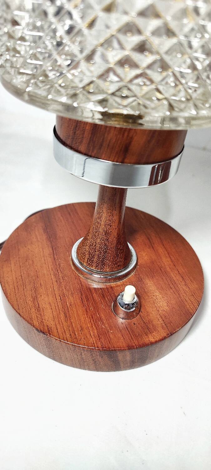 Par de lámparas de mesa. España, 1970s.