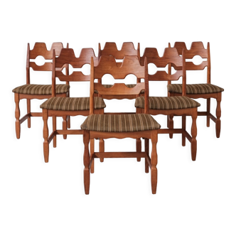 Lot de 6 chaises d'Henning Kjaernulf
