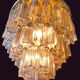 Design chandelier by Glashütte Limburg from 1960