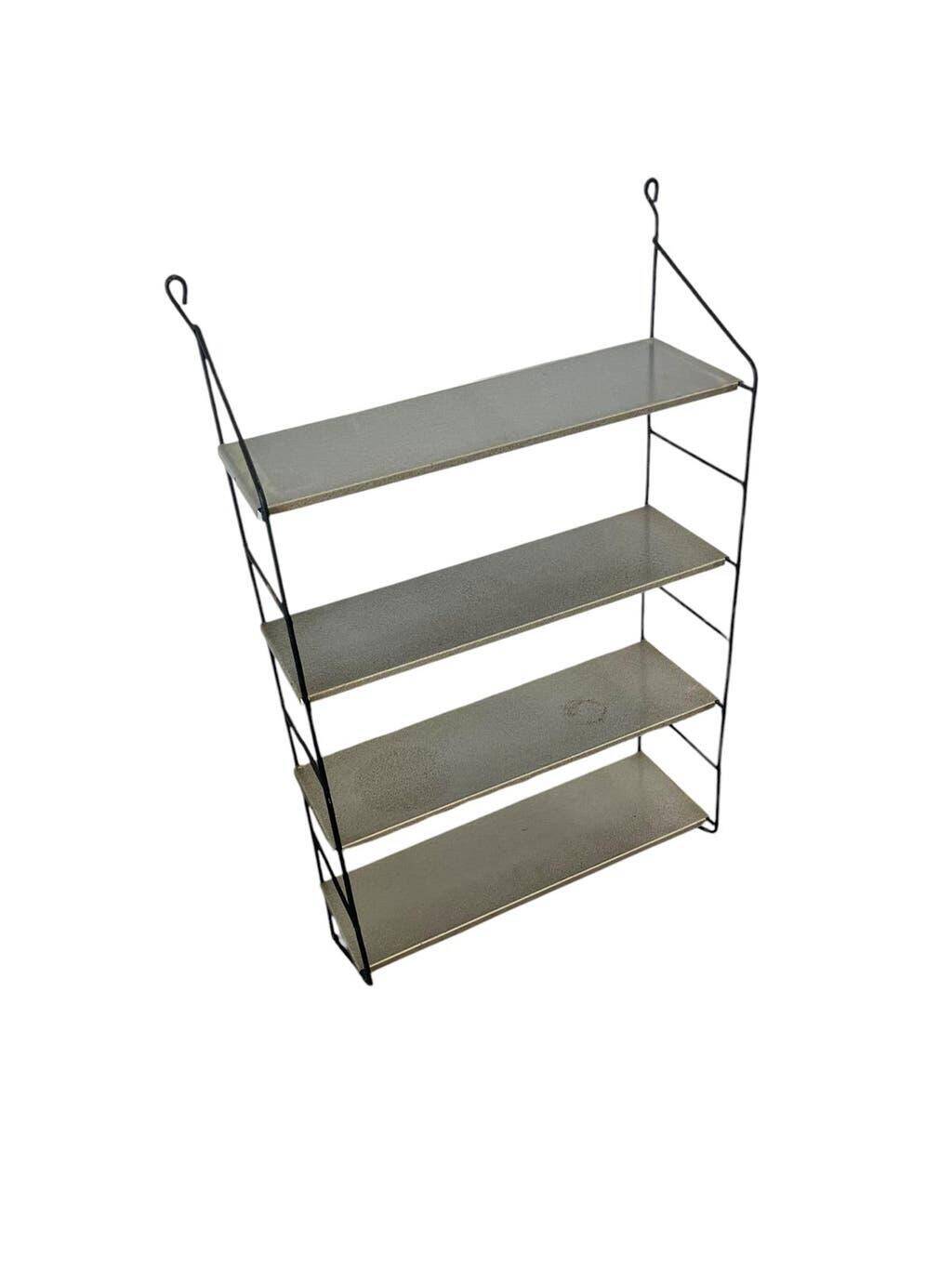 Vintage metal wall shelf/shelf/coatrack