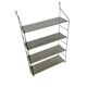 Vintage metal wall shelf/shelf/coatrack