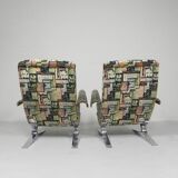 Set of 2 armchairs, model Copenhague, Francois Letourneur, 1960s