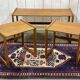 Set of 3 teak nesting tables from the 70s