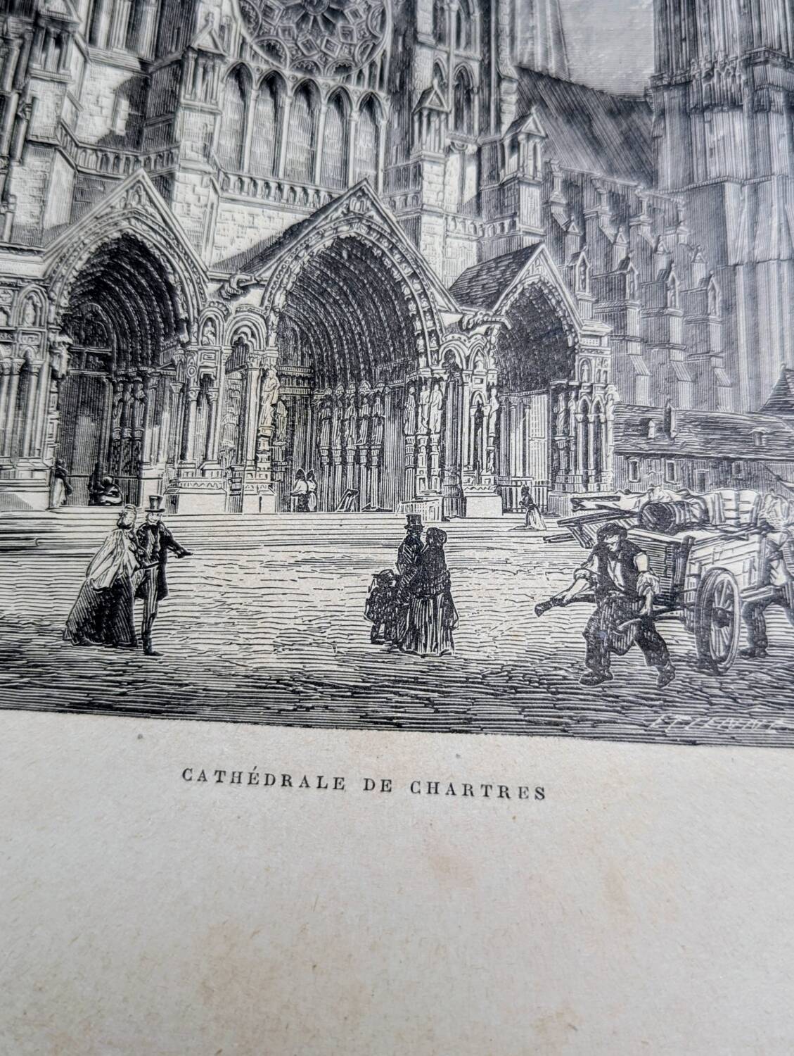 Notre-Dame de Chartres, an original printed in 1895.
