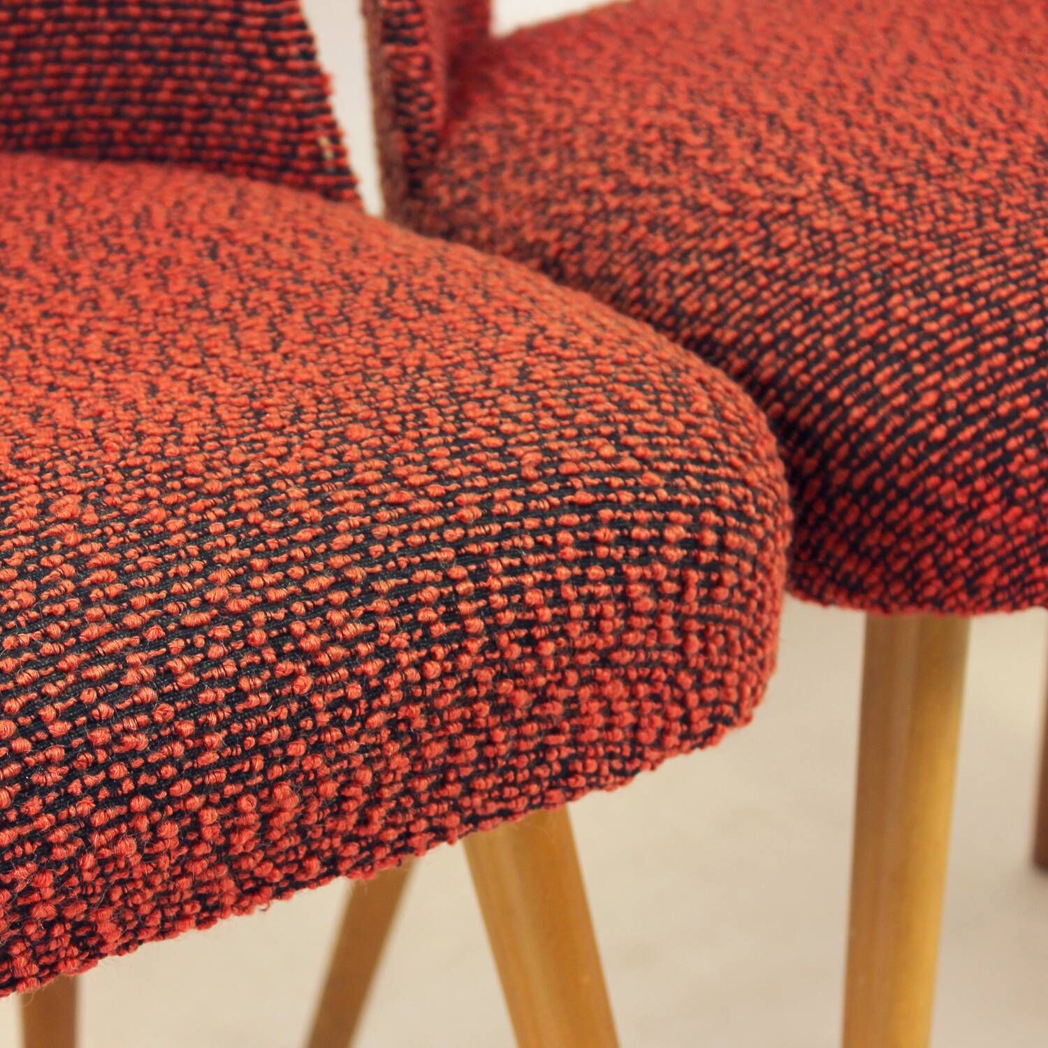 Vintage Dining Chairs By Oswald Heardtl For Ton, Czechoslovakia 1960s, Set