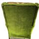 Vintage moss green armchair / one seater