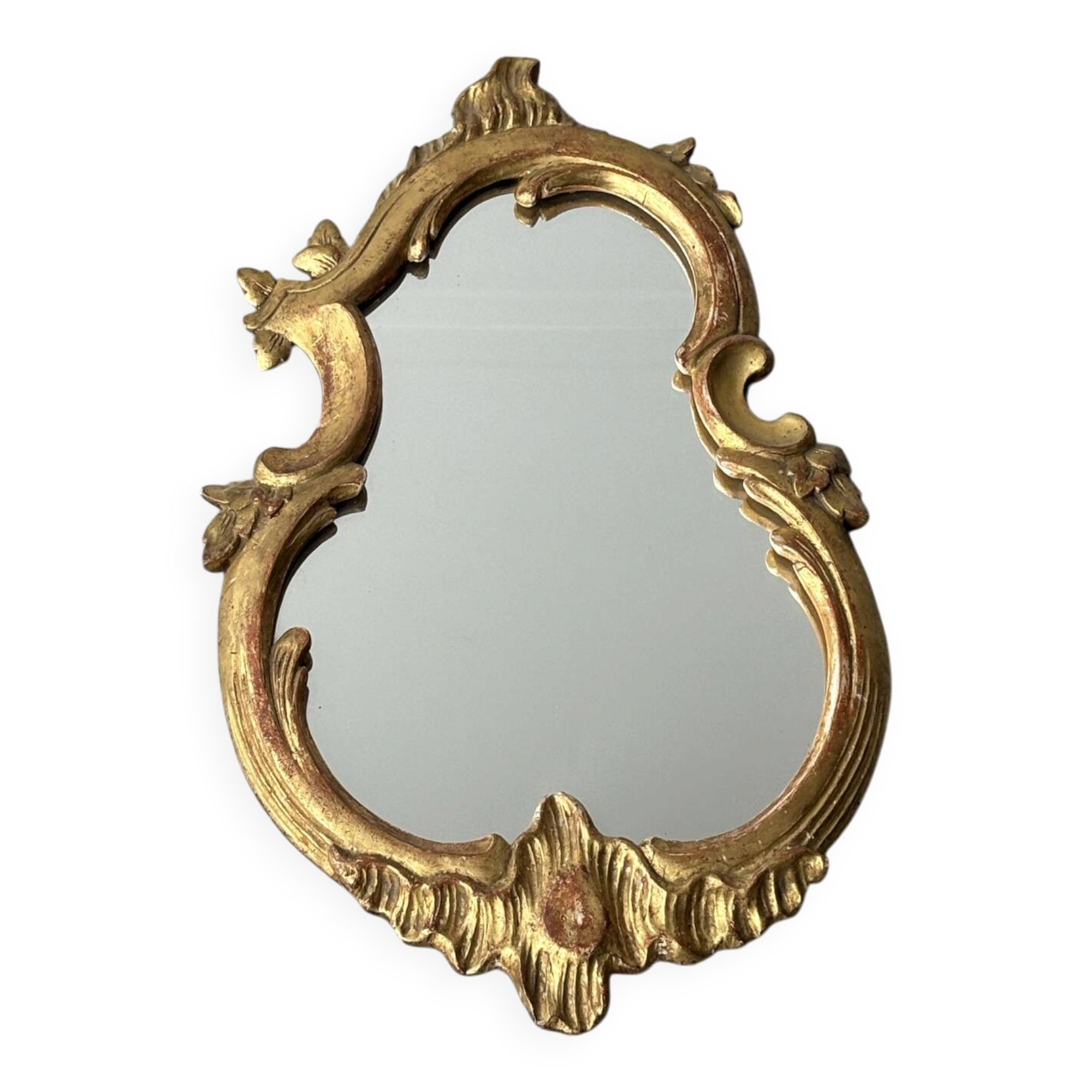 Antique gilded wooden mirror – Louis XV style