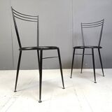 Vintage dining chairs by Calligaris, 1980s