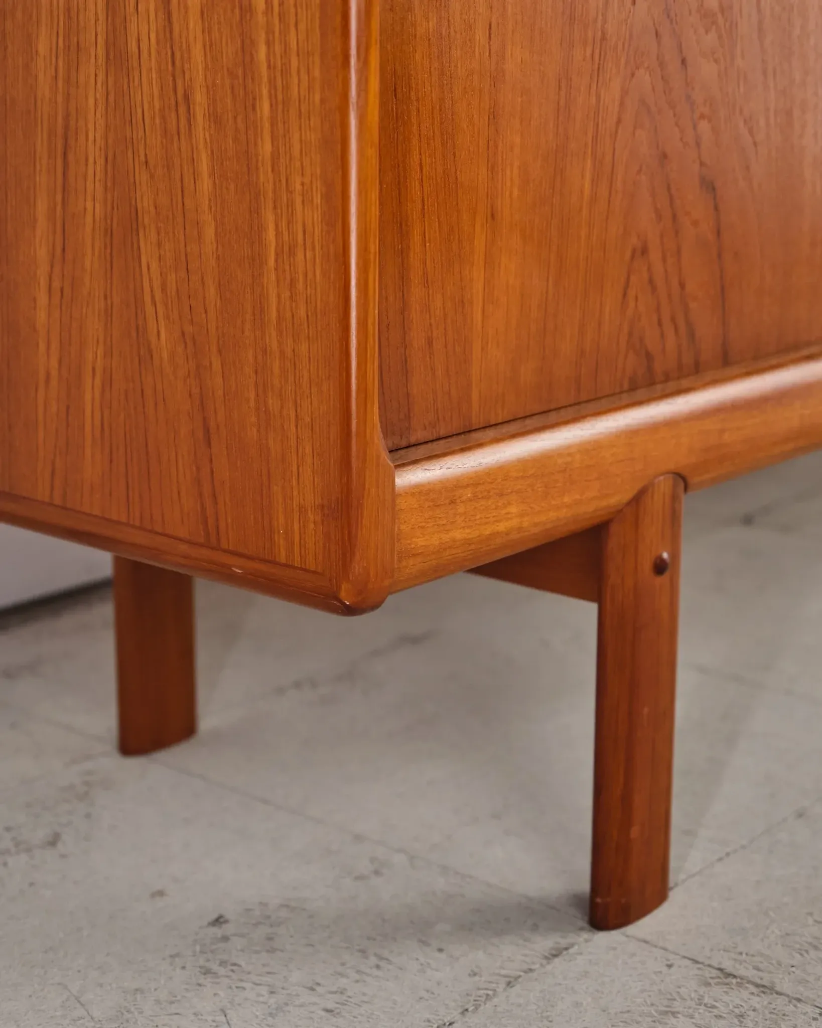 Teak sliding door enfilade by H.W. Klein, Denmark, 1960s