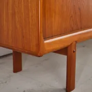 Teak sliding door enfilade by H.W. Klein, Denmark, 1960s