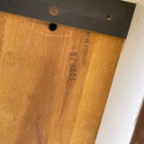 Set coffee table and its broussin cube bramble wood