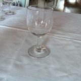 Lot de 10 verres anciens taillés