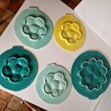 Lot de 4 assiettes plus un plat de fruits de mer Niderviller