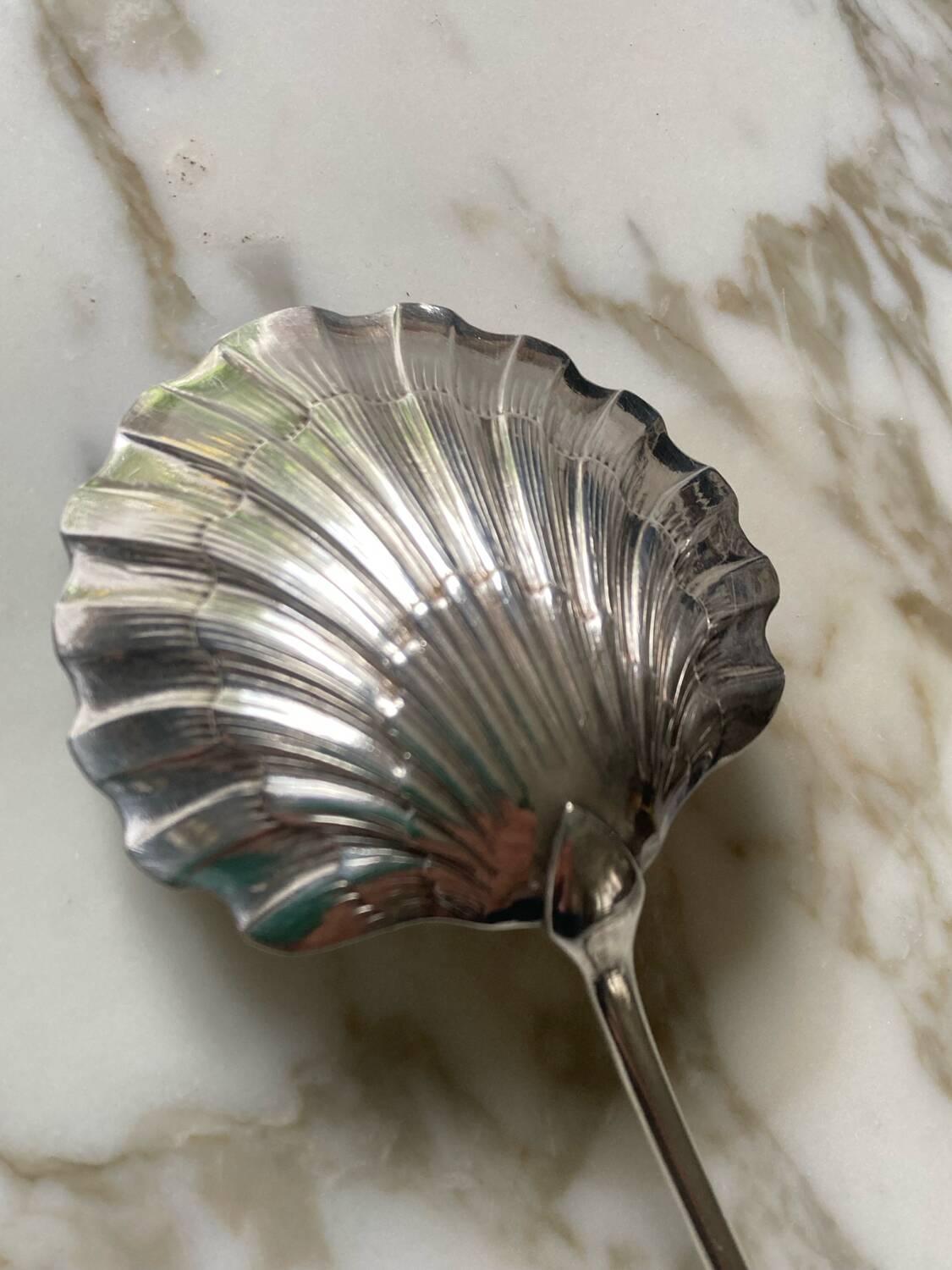 Antique Ercuis sprinkler spoons and strawberries