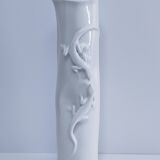 Vase rouleau lézards en porcelaine