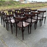 Set of 16 bistro chairs