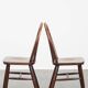 Set of 6 Vintage Wooden Windsor Spindle Chairs