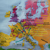 Old school MDI map "The world at the end of the 16th century"