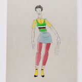 Contemporary theater costume board Anatoline