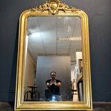 Old mirror 162 x 104 gold leaf gilding