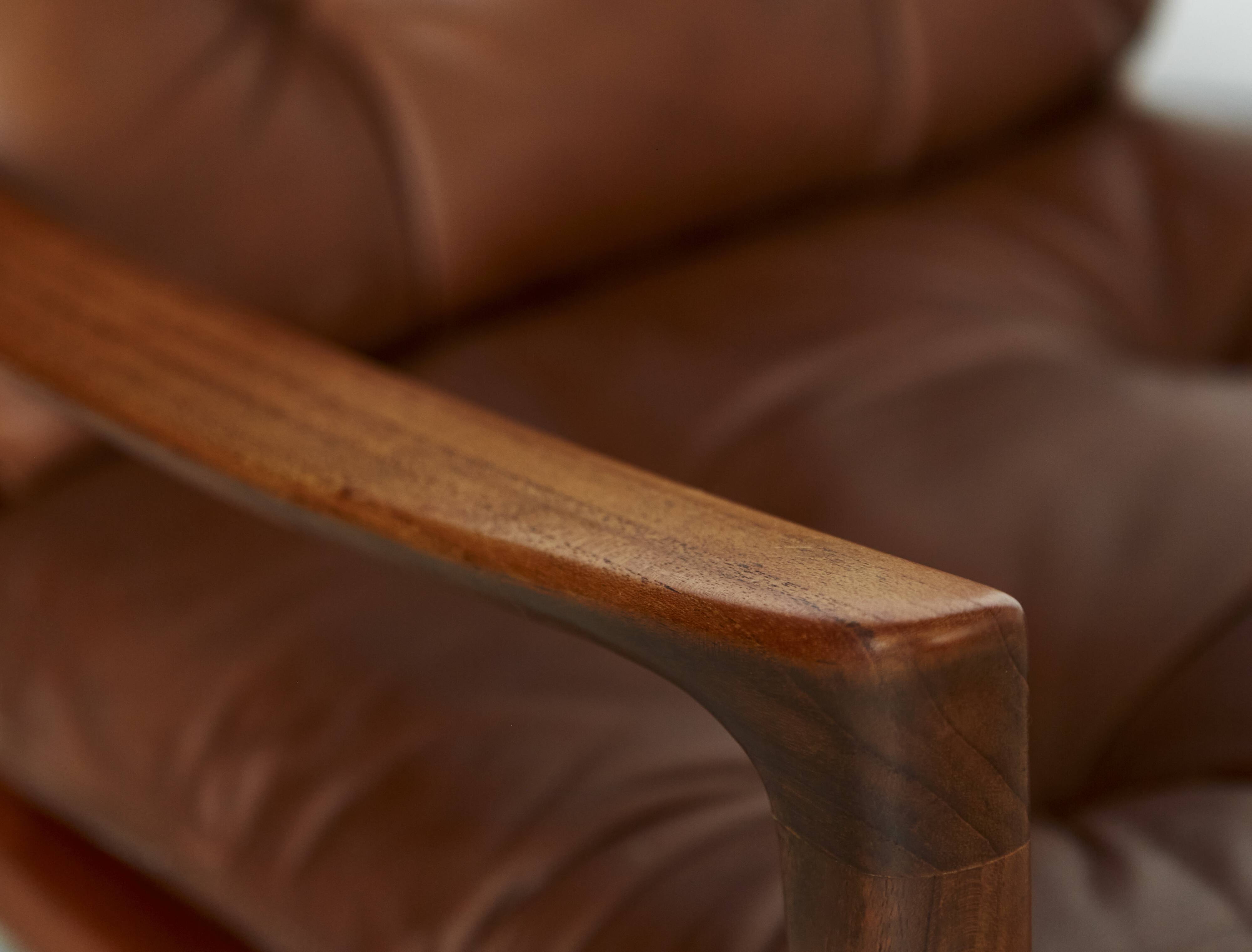 Mid-Century Senator Rocking Chair by Ole Wanscher for CADO