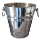 Vintage silver-plated metal champagne bucket