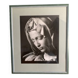 Framed art photo reproduction: The Pieta