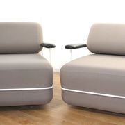 Paire de fauteuils Pebble, Bla Station