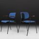 Set of 6 Dining Chairs by Willy Van Der Meeren for Tubax, Belgium, 1950s