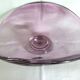 Art Deco style pedestal centrepiece in thick crystal from Val Saint Lambert, 1970s.