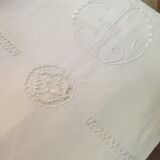 Antique embroidered sheet