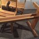 Table and 3 chairs Andre Sornay circa 60