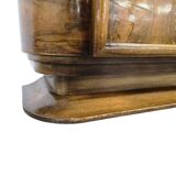 Vintage art deco cabinet / display cabinet with integrated lamps