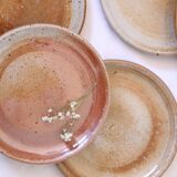 Set of 6 dessert plates from Grès du Marais