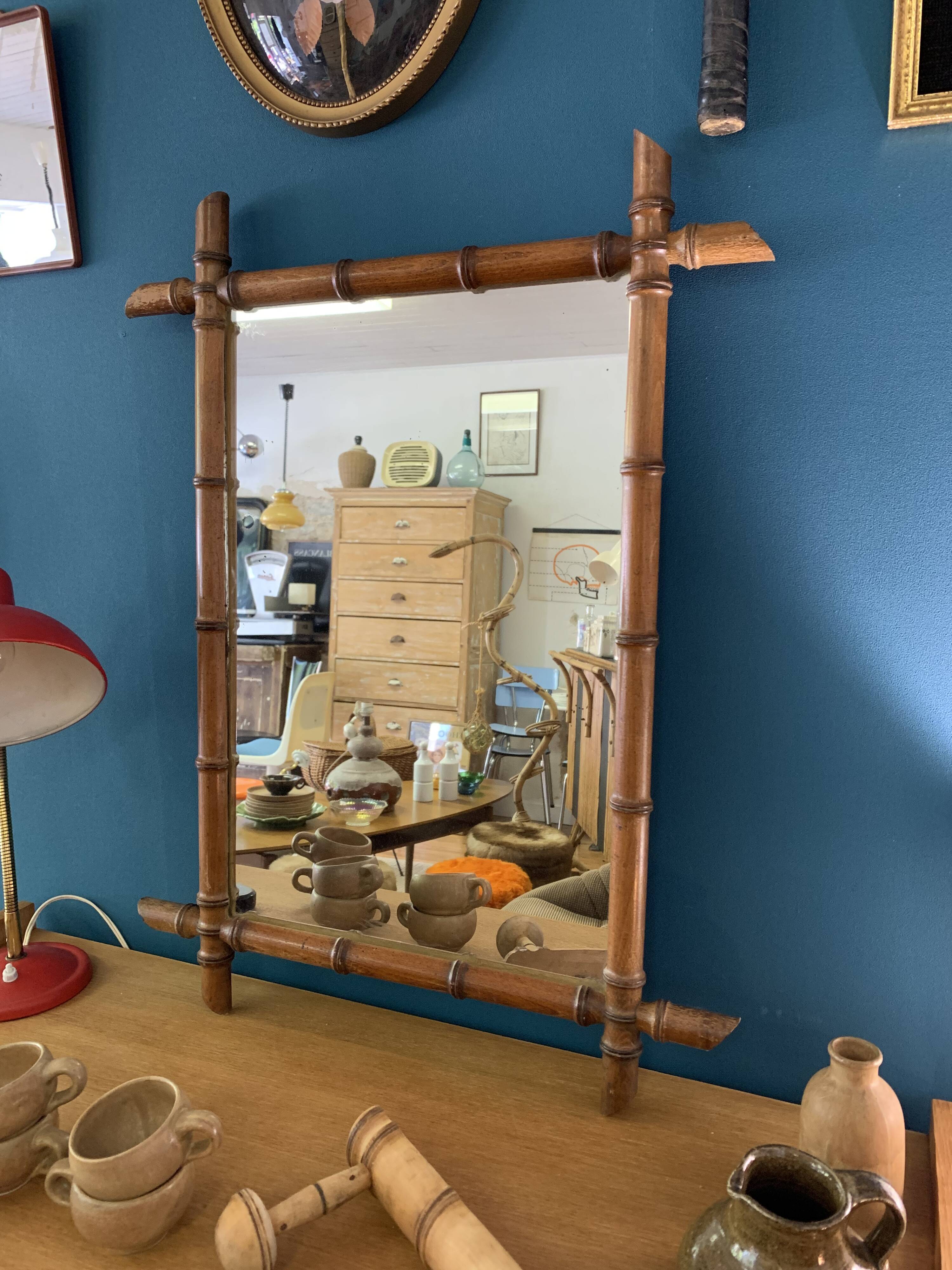 Bamboo mirror