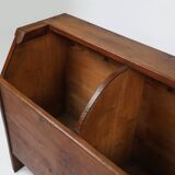 Antique 19th century rustic French trough or alternative storage unit in pi