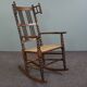 Rocking chair Antique Arts and Crafts Bobbin, English, 19th century