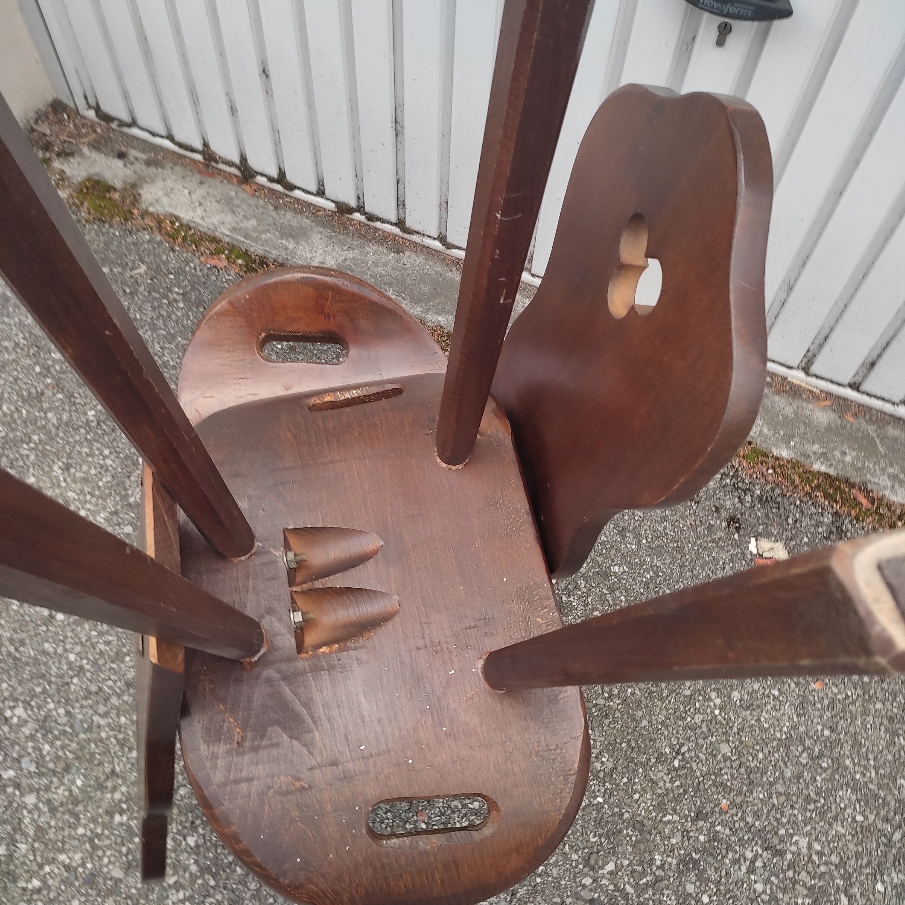 Pair of Brutalist Chairs