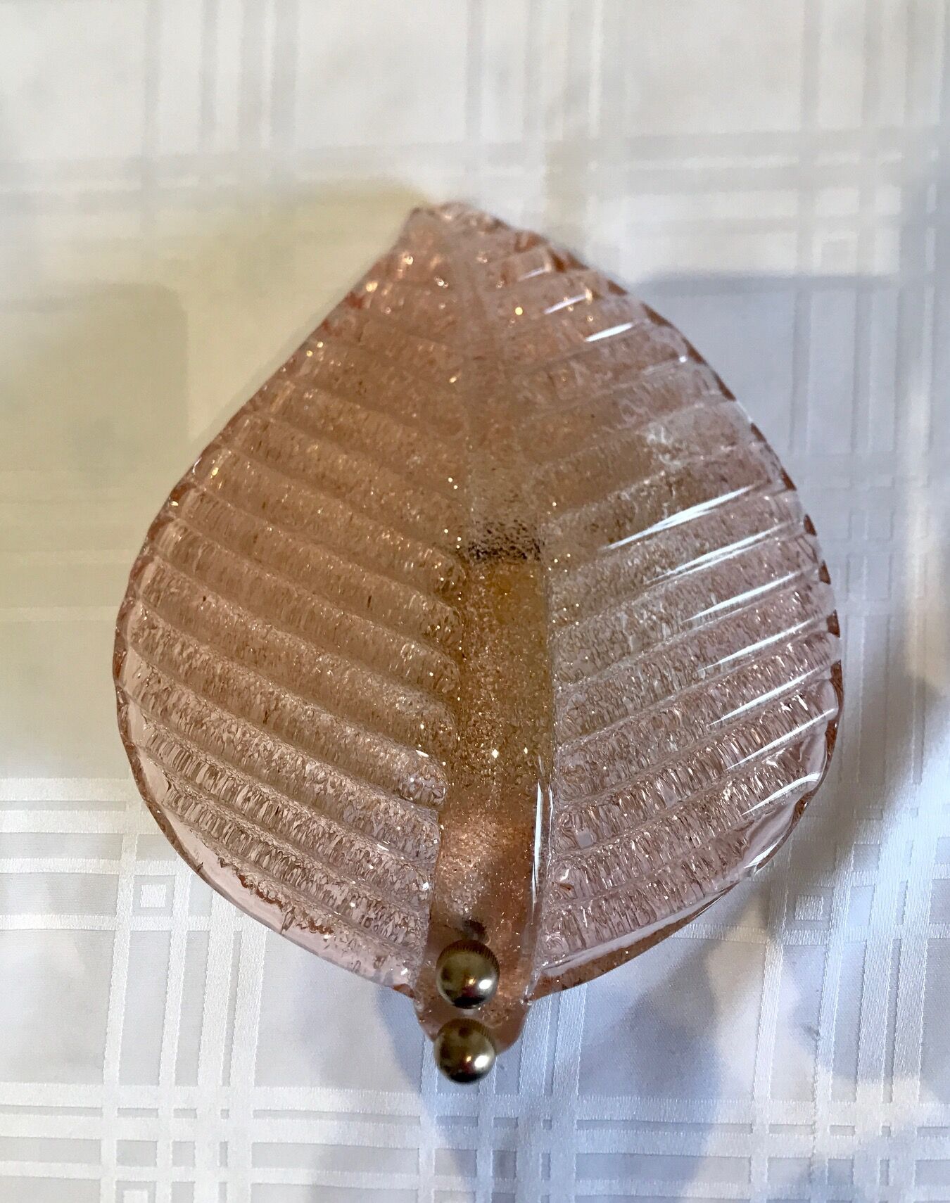 Glass sheet wall lamp