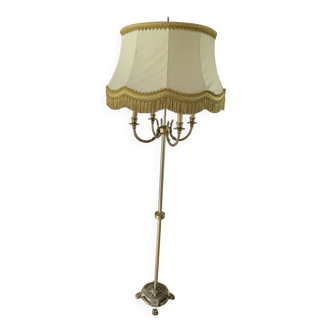 Lampadaire en bronze massif style Louis XVI