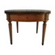 Table basse bouillotte en acajou
