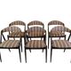 Ensemble de 6 chaises de salle à manger modèle 31 réalisées en bois foncé par Kai Kristiansen