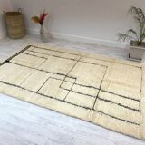 Handmade moroccan berber carpet 256 x 200 cm