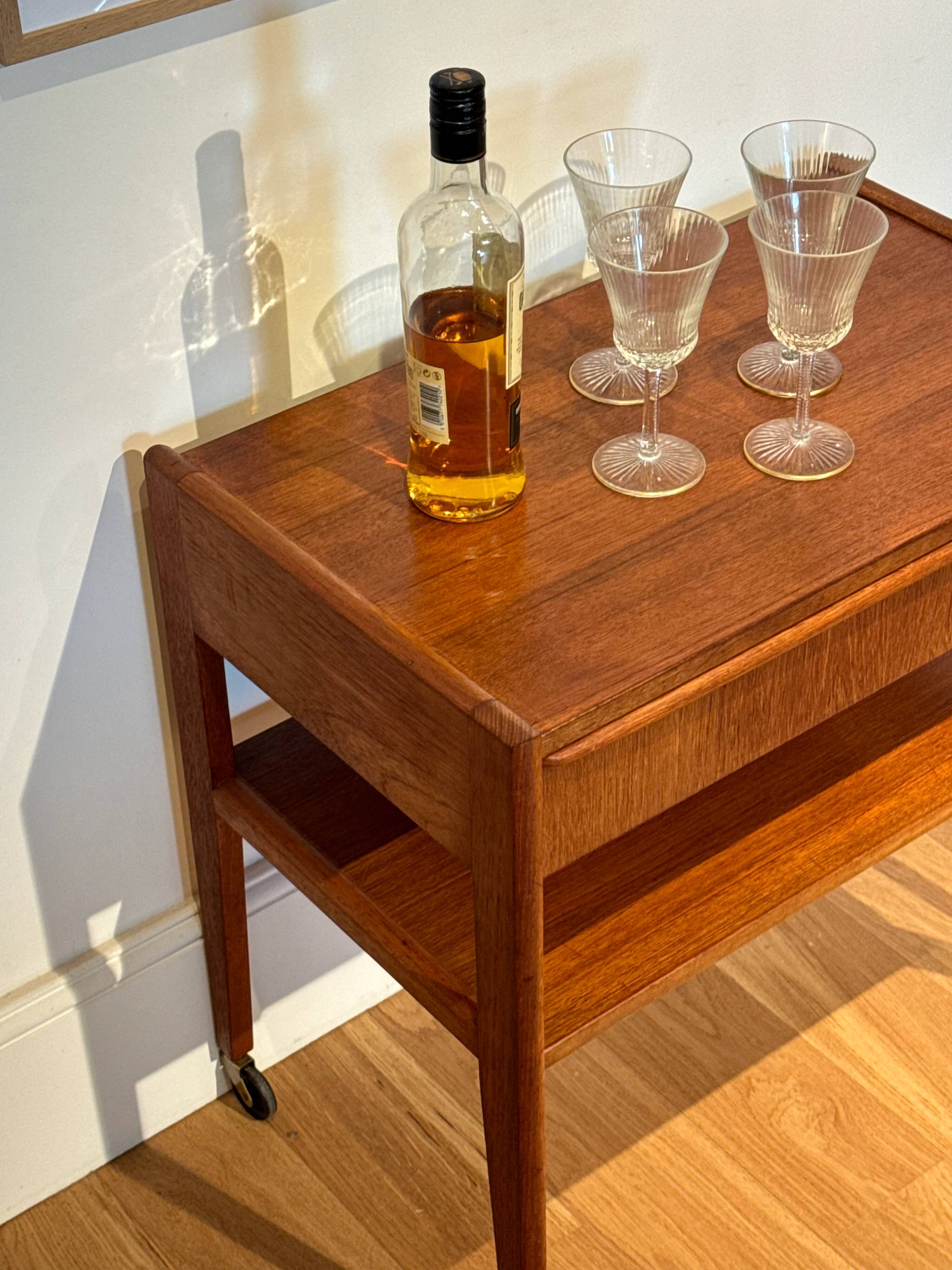 Vintage Scandinavian teak sideboard "Sofie"