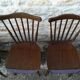 Mismatched bistro chairs