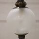 Brass and Glass Pendant Lamps, 1960s, Set of 3