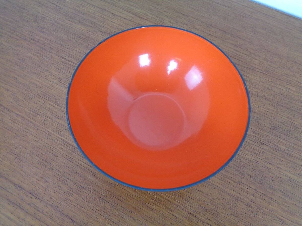 Red Krenit Bowls by Herbert Krenchel Torben Ørskov, Set of 2, 1960s