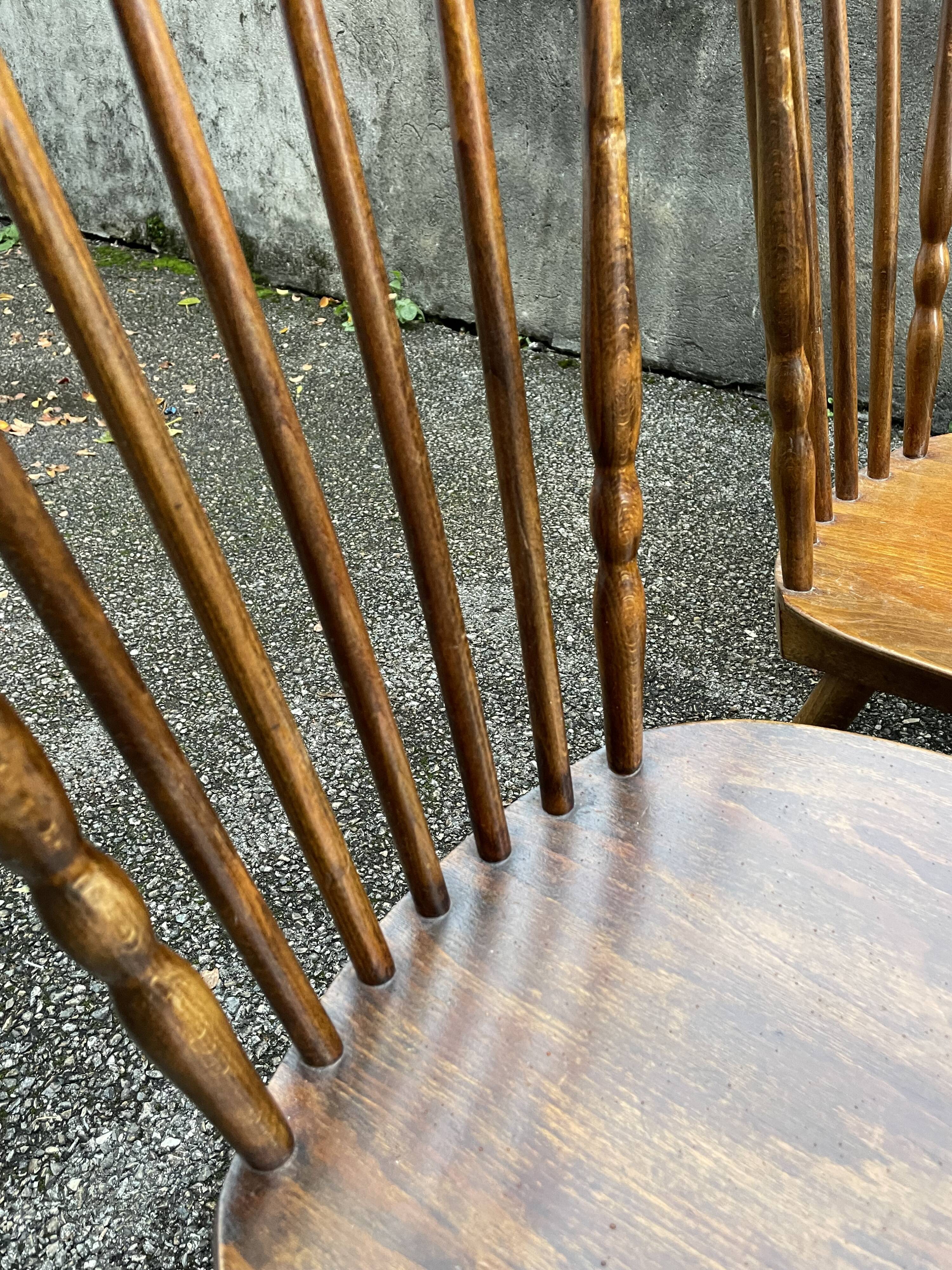 Set of 6 Baumann bistro chairs